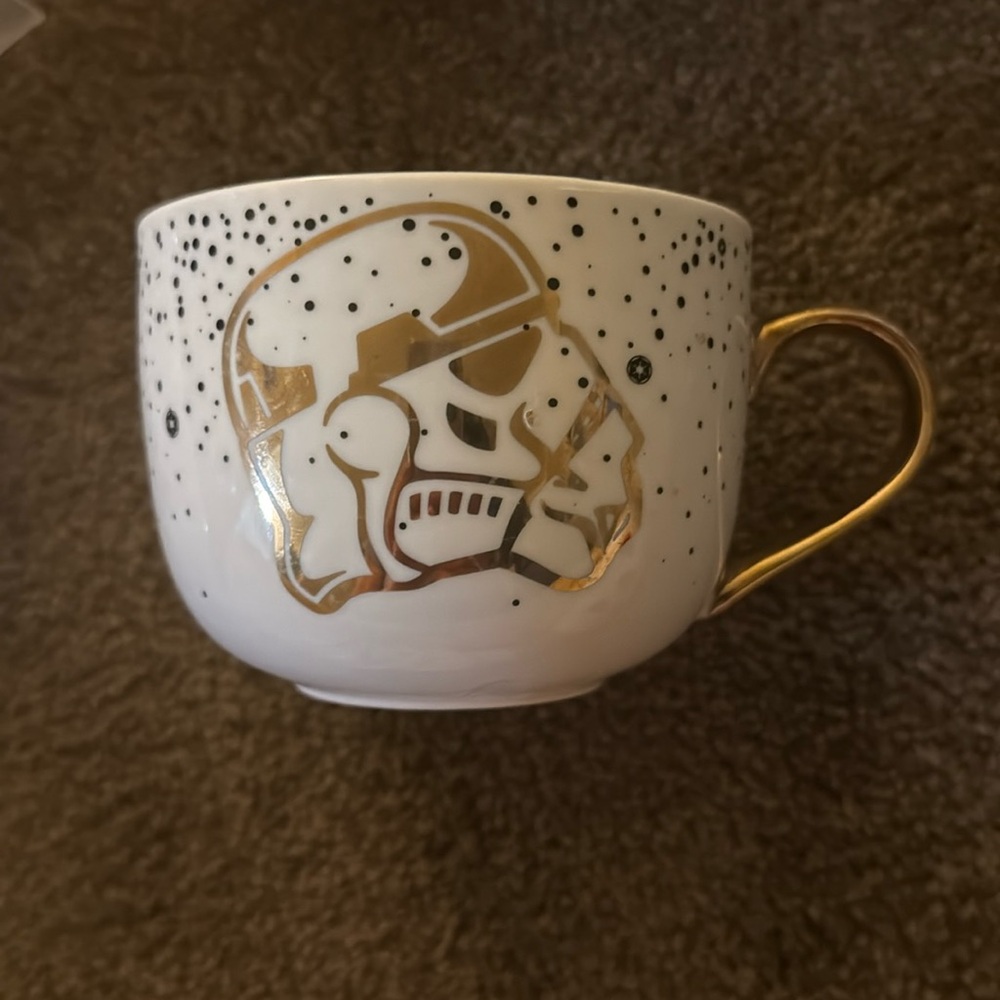 Pinache Star Wars Gold Storm Trooper Fancy Coffee Mug